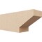 Ekena Millwork 6in. W x 8in. H x 20in. L Clemmons Woodgrain TimberThane Rafter Tail, Primed Tan RFTUR06X08X20CLERCPR - alternate 1